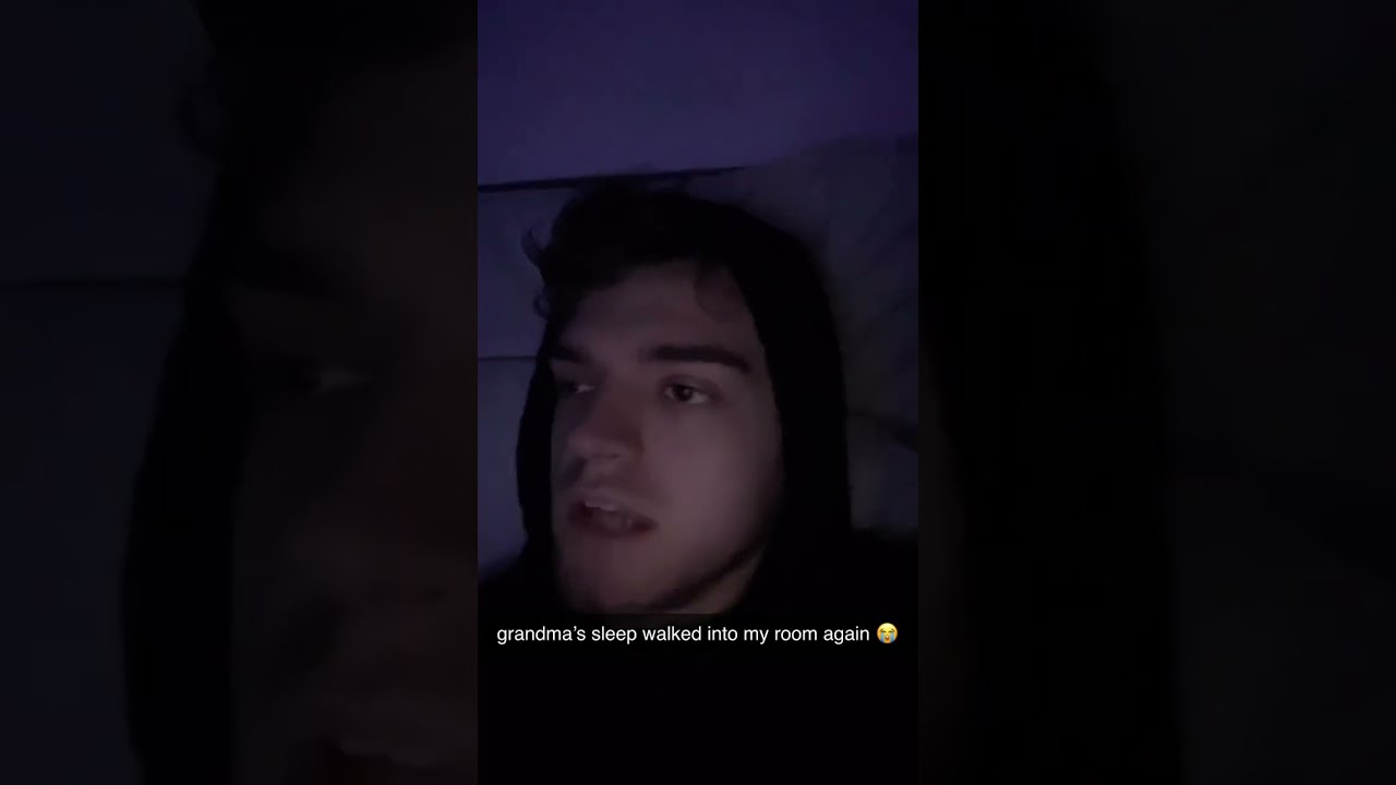 Grandma Caught Sleepwalking Scary Creepy Sleepwalker