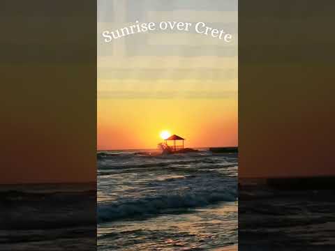 Sunrise over Crete!