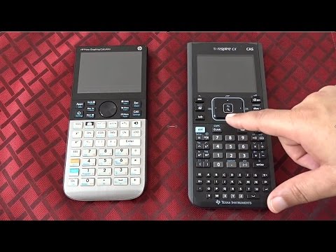 TEXAS TI NSPIRE CX CAS Vs Calculadora Gráfica HP Prime Modo de Provas e  Exames - YouTube