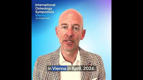 Daniel Thoma: Digital Technologies and AI, International Osteology Symposium Vienna 2026