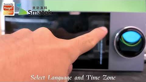 SMATEK 4 inch HD LCD In-wall Smart Switch EU Wifi Zigbee Tuya Life Smart Home Control Screen Panel