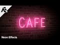 After Effects Tutorial: Neon Text Animation With (Saber-Plugin)