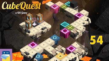 CubeQuest - a QB Game: Level 54 Solution + Secret & iOS Gameplay Walkthrough (by Stephan Goebel)