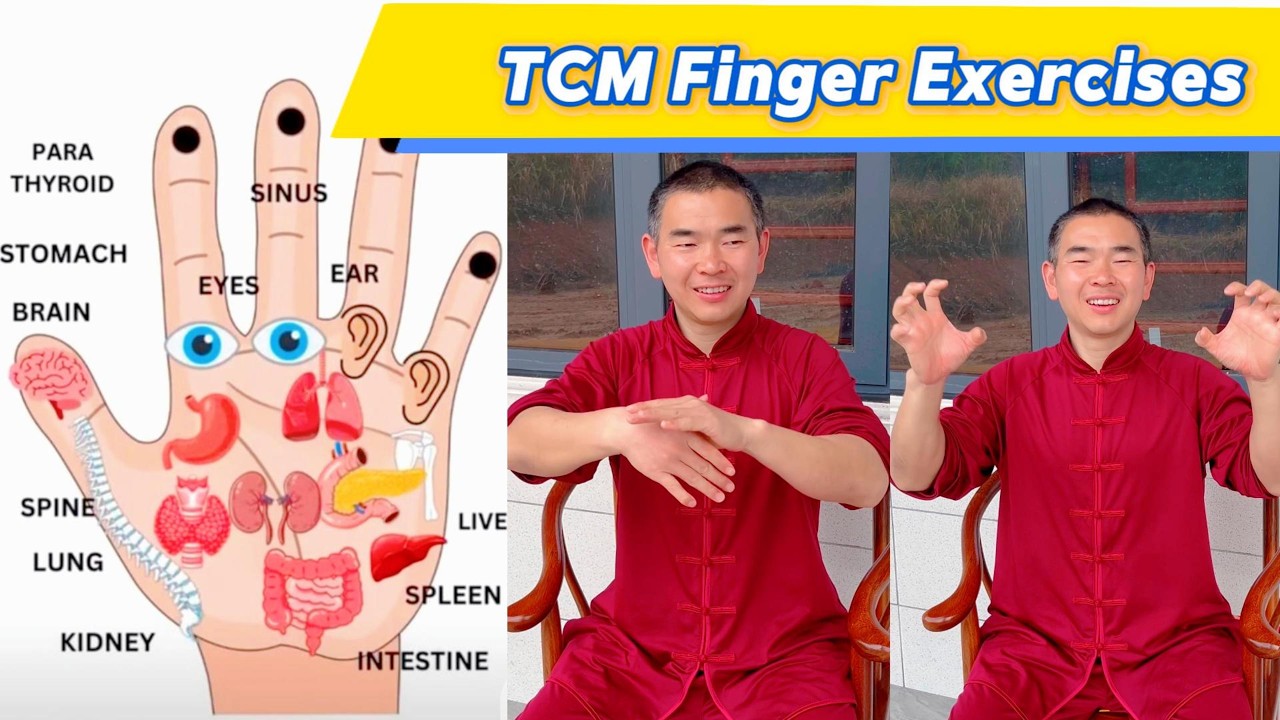 8 упражнений для пальцев по методике традиционной китайской медицины для активации меридианов.