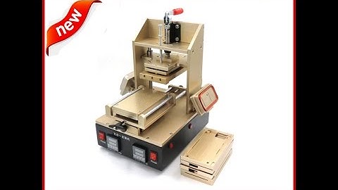 5 in 1 mobile LCD separator machine function on the frame laminating, glue remove machine separation