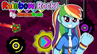 Feeling the Music! | “Rainbow Rocks” by MechaBrain (Me) | Geometry Dash 2.2