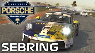 Porsche Cup Fixed - Porsche 911 GT3 Cup (992) at Sebring International Raceway S1 2023 iRacing