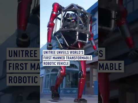 Unitree unveils world's first manned transformable robotic vehicle