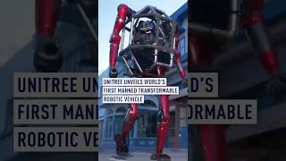 Famous Unitree unveils world's first manned transformable robotic vehicle Wealth