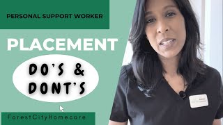 How to Survive PSW Placement | Personal Support Worker | Forest City Homecare