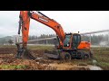 Máy Xúc DOOSAN DX210WA Đào Mương Nước | Excavator DOOSAN DX210WA Digging Ditch for Drainage