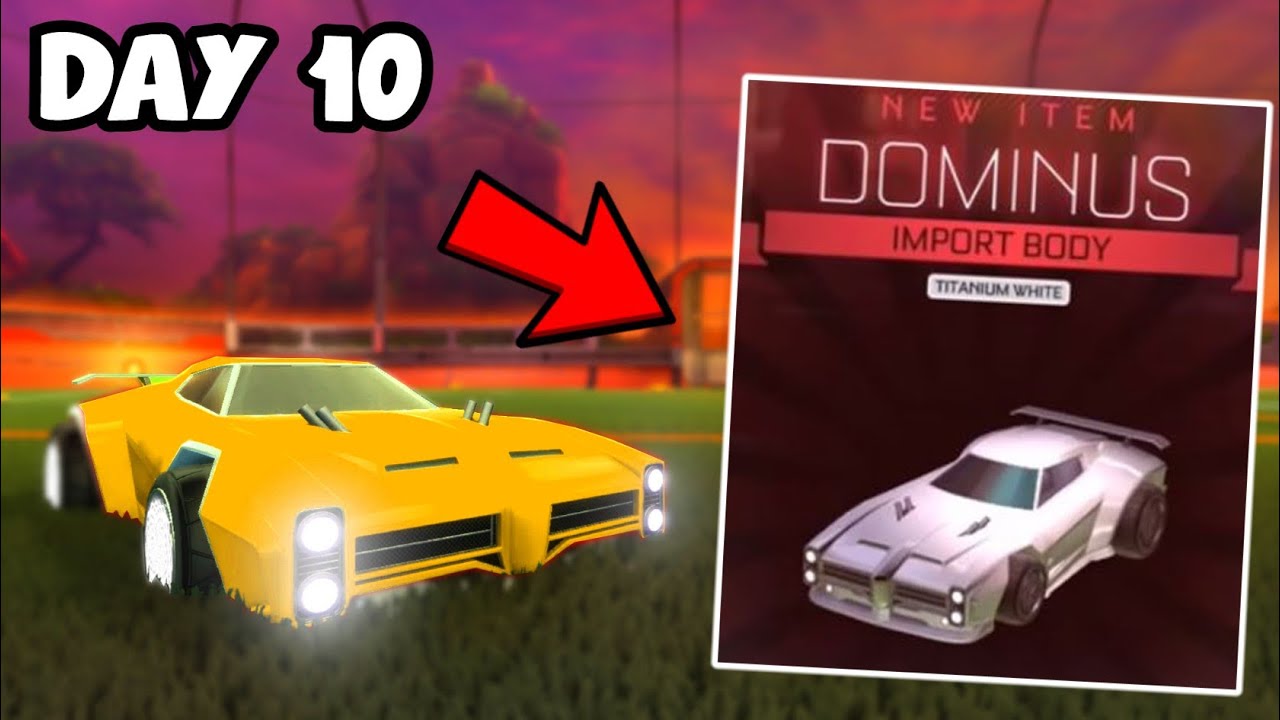 Nothing To White Dominus in 30 days! Day 10 (Rocket League)