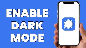 How to enable dark mode on Signal App