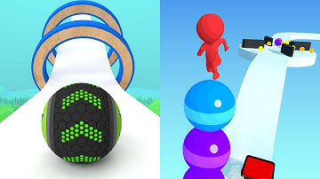 Going Balls Vs Stack Rider All Levels NEW UPDATE Gameplay Android, iOS #19