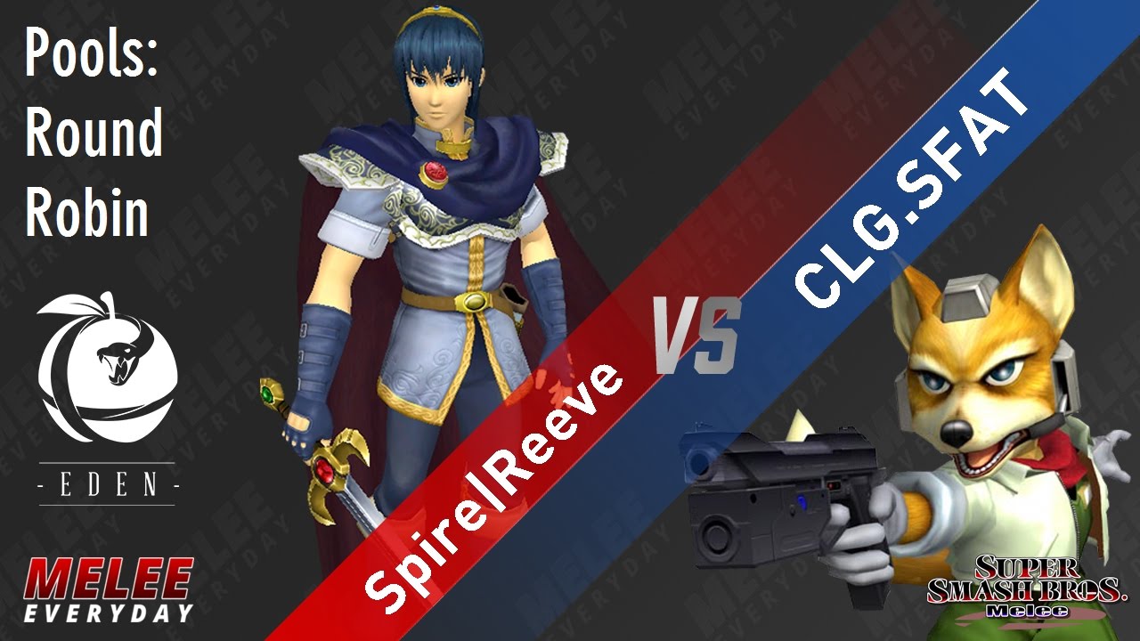Eden - Spire | Reeve (Marth) vs. CLG . SFAT (Fox) - SSBM - Singles Pools, Round Robin