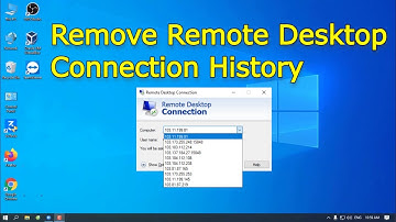 Xóa lịch sử IP VPS trên Remote Desktop Connection