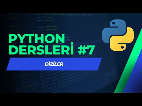 Python Dersleri #7 - Diziler