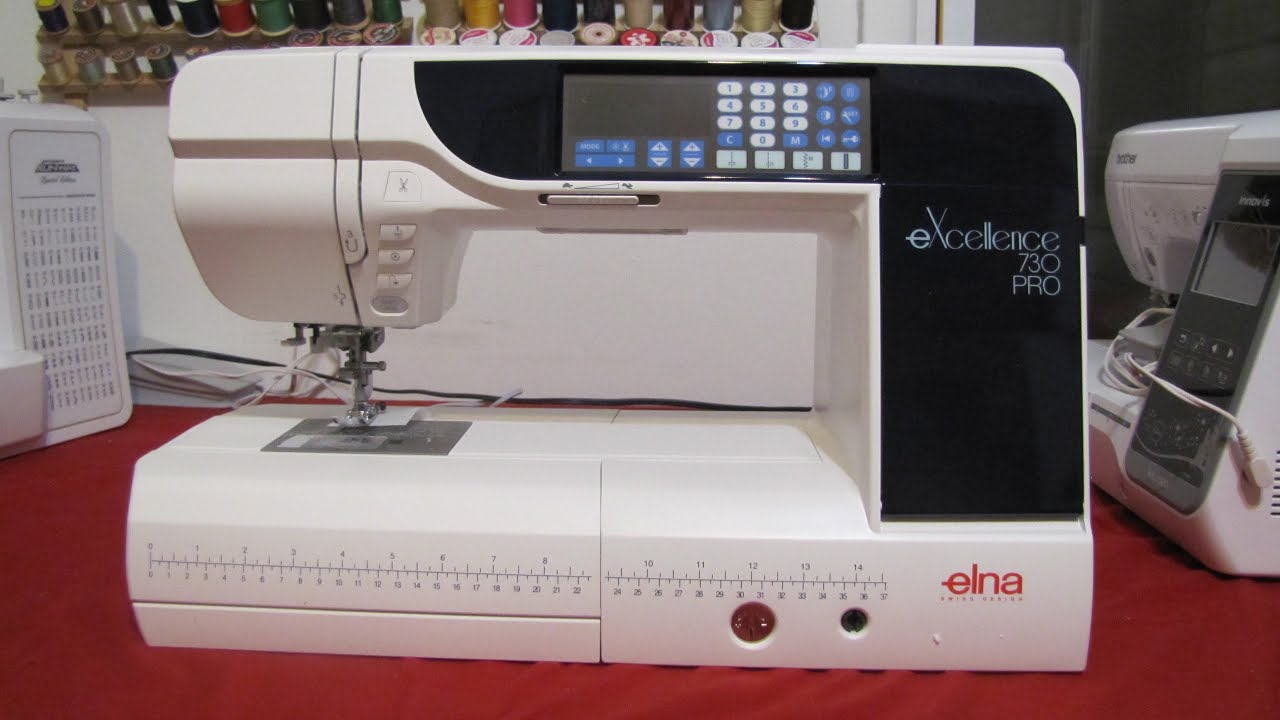 my latest sewing machine Elna eXcellence 730 PRO YouTube