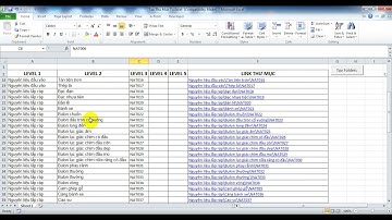 TỰ ĐỘNG TẠO CÂY THƯ MỤC THEO NỘI DUNG BẢNG EXCEL
