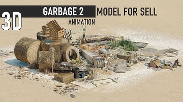 3D Garbage Design in /// 3Ds MAX 2023 // Lumion 12 / Animation