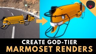 Marmoset Toolbag 3 Render Tutorial for Beginners [STYLIZED ASSETS]