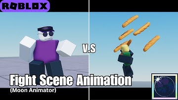 Fight Scene Roblox Animation | Moon Animator