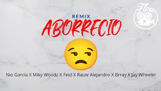Nio García - Aborrecio (Remix) Ft. Miky Woodz, Feid, Rauw Alejandro, Brray y Jay W. [Video Oficial]