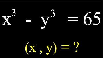 A Nice Algebra Problem | Math Olympiad | x=? y=?