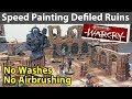 Speed Painting Warcry Terrain: Defiled Ruins