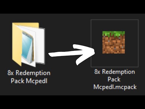 How to make a Pack folder into an MCPACK