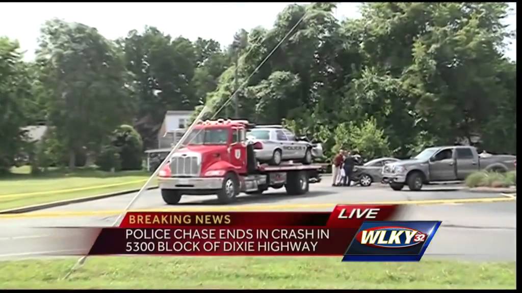 Police chase ends in crash - YouTube