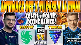 FALCONS VS TUNDRA BO3[GAME 2]SEMIFINAL-ATF, SKITER VS TOPSON, PURE-ESL ONE BIRMINGHAM 2024-DOTA- ESB