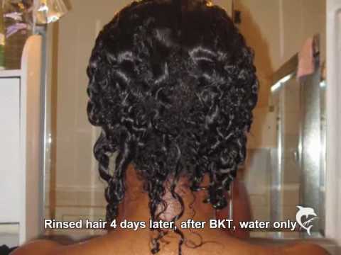 Washing natural hair AFTER BKT (Brazilian Keratin ...