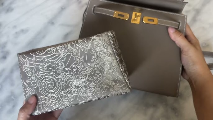 Unboxing Hermès Kelly 28 Gris Pearle