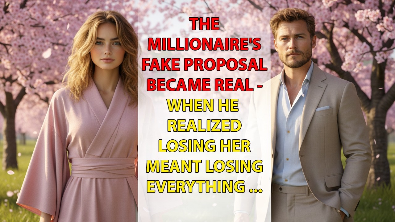 The MILLIONAIRE’s Fake Proposal Became Real   When He Realized Losing Her Meant Losing Everything