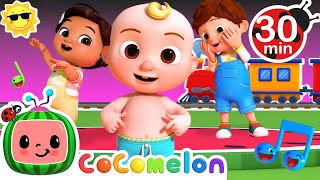 Train Song Belly Button Dance More Dance Party Medley Cocomelon Nursery Rhymes Kids Songs