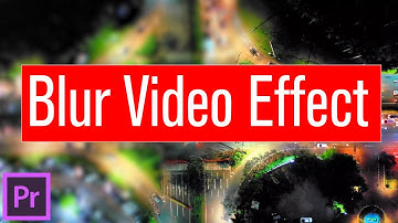 Easy Video Blur Effect Tutorial | Premiere Pro 2023