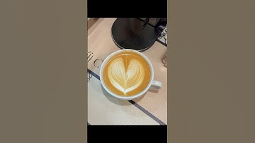 Unique Layered Heart Latte Art #coffee #coffeelatteart #latteart #latte #咖啡