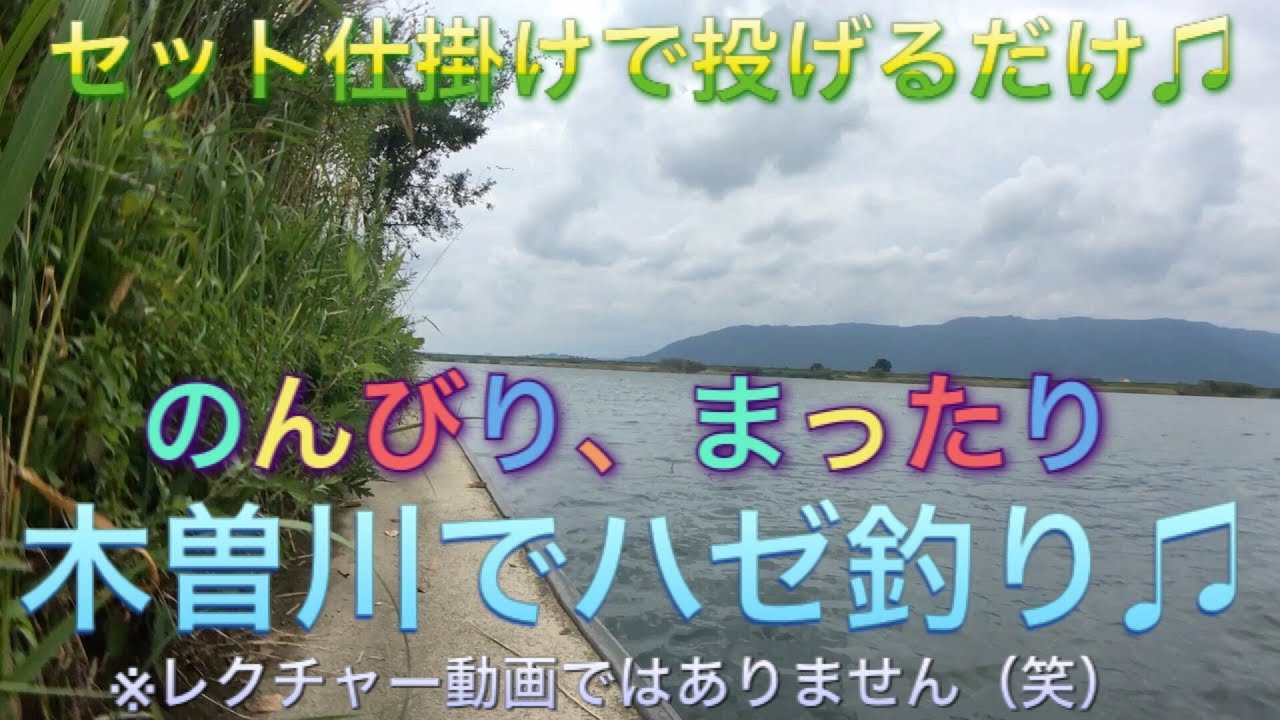 木曽川でハゼ釣り セット仕掛けとゴカイで Youtube