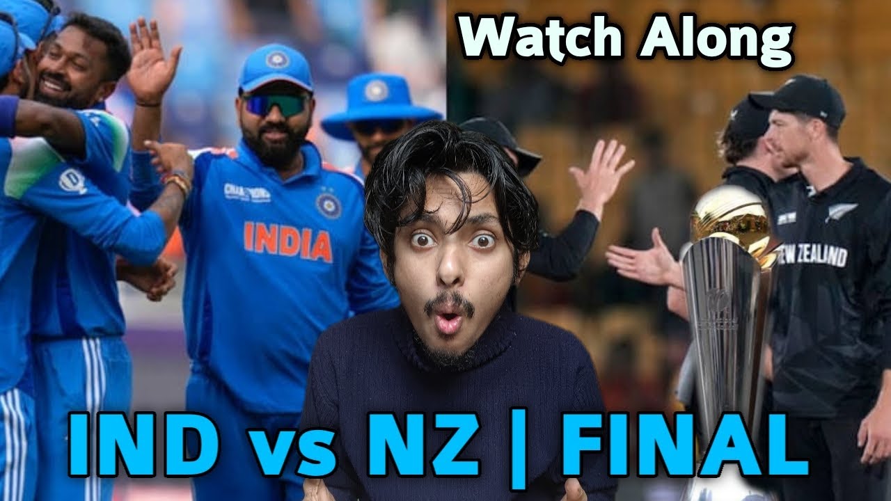 LIVE: India vs New Zealand 🏆 | Champions Trophy FINAL | IND vs NZ Live ...