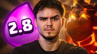 I Played the UNBEATABLE 2.8 Elixir Lava Hound Deck