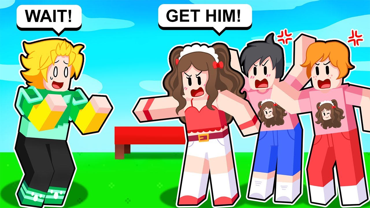 I Made E-GIRL MAD, So She Called Her SIMPS.. (Roblox Bedwars)
