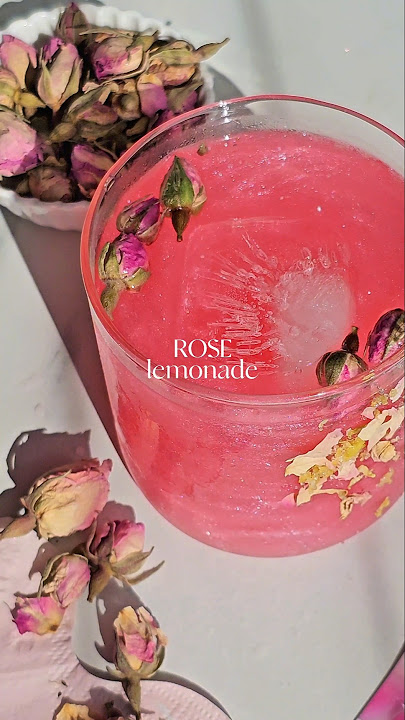Rose Lemonade using Twinkle My Drink