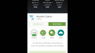 Read temperature, humidity, pressure with your Samsung HTC LG screenshot 2
