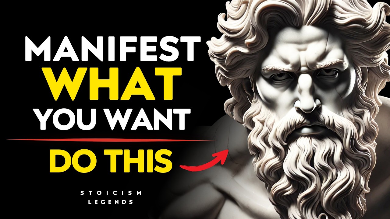 This Is What You Need To Do to Manifest What You Want | Stoicism Philosophy