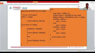 DAA DR SUJATHA KAMEPALLI UNIT 5 PART 2 FINDING MAXIMUM AND MINIMUM