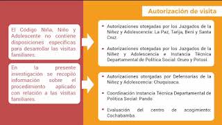 Webinar: &quot;Situación de las niñas, niños y adolescentes en Centros de Acogimiento en #Bolivia