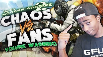 CHAOS VS FANS!! (MW2 Rust 1V1 Quickscope Funny Moments) | Whos Chaos