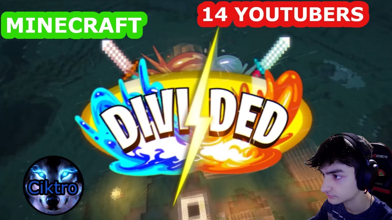 🔴EN DIRECTO - EMPIEZA DIVIDED LA SERIE CON YOUTUBERS DE MINECRAFT #1 ...