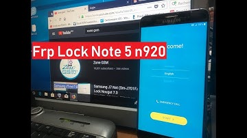 Frp Lock Note 5 n920 Google Lock Remove Bypass on 6.0.1 Remove/Delete/Bypass All Samsung Google